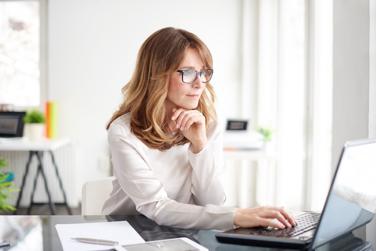Confident professional woman